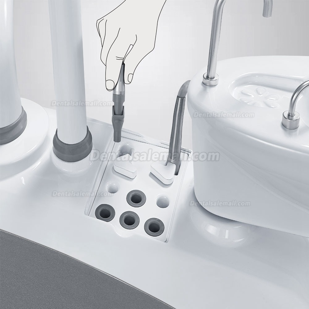 Tuojian® M200(L) Luxury Digital Dental Chair Unit Automatic Disinfection LCD Touch Screen